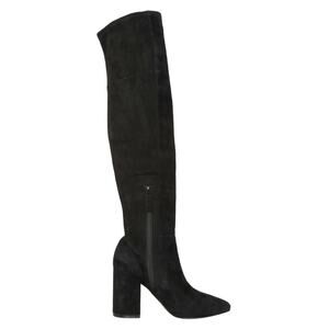Cole Haan Women's Darla Otk Boot Over the Knee Black Suede W06087 Size 8.5 B